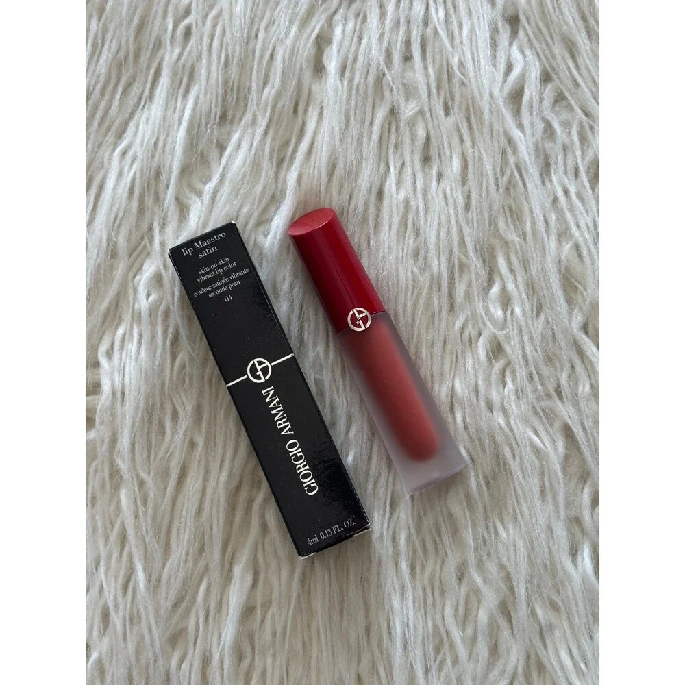 Giorgio Armani Lip Maestro Satin Skin On Skin Vibrant Lip Color 04 Live Concert